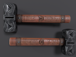 Knife-tactical-lowpoly Modello 3D