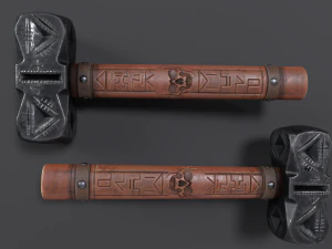 Knife-tactical-lowpoly 3D Model
