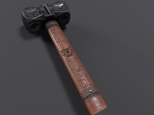 Knife-tactical-lowpoly Modello 3D