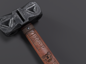 Knife-tactical-lowpoly Modello 3D