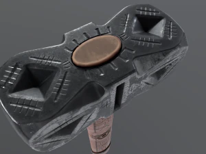 Knife-tactical-lowpoly 3D Model