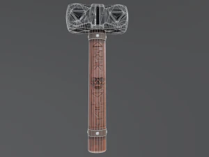 Knife-tactical-lowpoly 3D Model