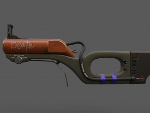 Weapon-sci-fi-low Poly 3D 모델