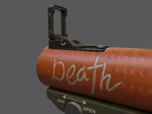 Arma-ciencia ficci&oacute;n-low Poly Modelo 3D