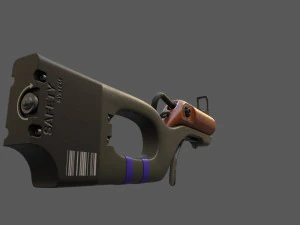 Arma-ciencia ficci&oacute;n-low Poly Modelo 3D