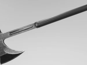 Axe-Tactical-low Poly 3D Model