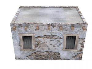 western jail 3D मॉडल