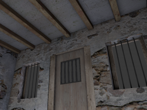 western jail 3D मॉडल
