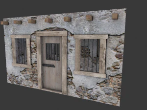 western jail 3D Model