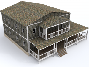 ranch house 3D 모델
