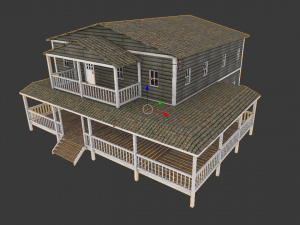 ranch house 3D 모델
