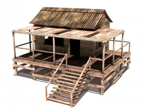 shack 3D-Modell