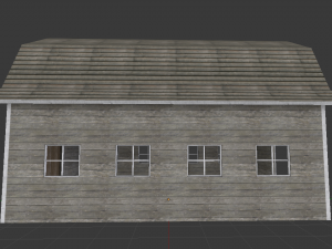 simple barn 3D 模型