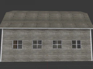 simple barn 3D Model