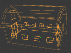simple barn 3D 模型