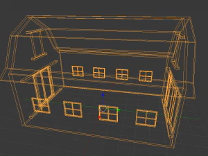 simple barn 3D Model