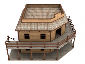 saloon Modelo 3D