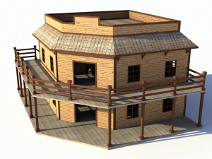 saloon Modelo 3D