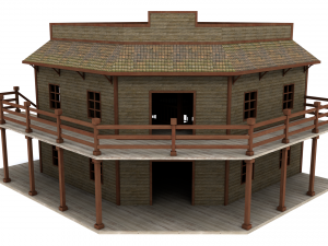 saloon Modelo 3D