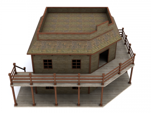 saloon Modelo 3D