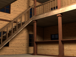 saloon Modelo 3D