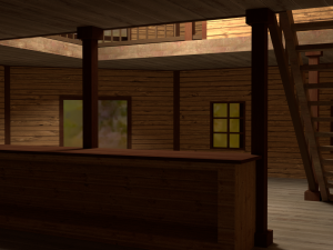 saloon Modelo 3D