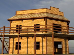 saloon Modelo 3D