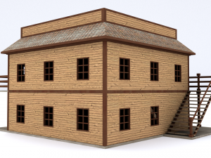 saloon Modelo 3D