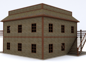 saloon Modelo 3D