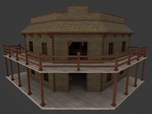 saloon Modelo 3D