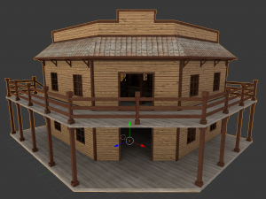 saloon Modelo 3D