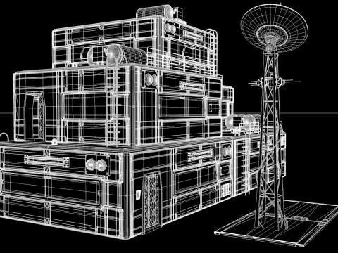 Modular SciFi Colony Pack Game Ready PBR Model 3D