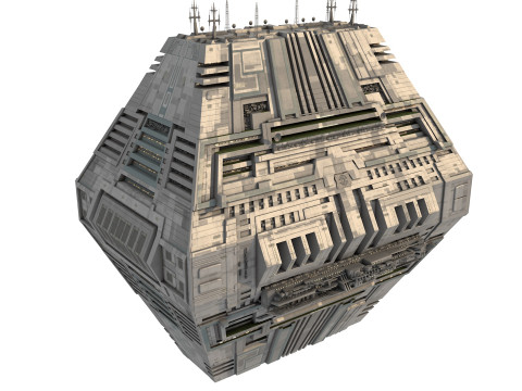 Space Station Port PBR textures 3D Модель
