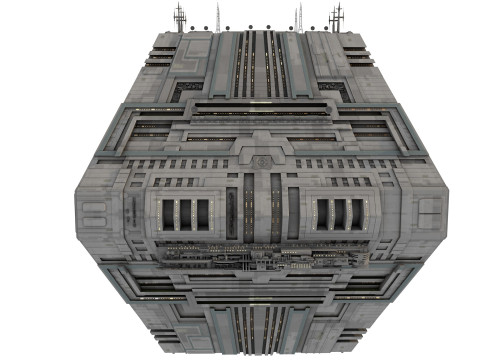 Space Station Port PBR textures 3D Модель