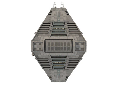 Space Station Port PBR textures 3D Model