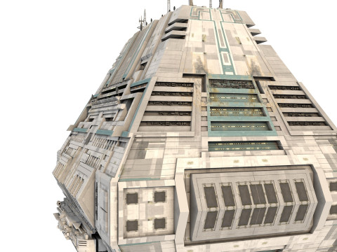 Space Station Port PBR textures 3D Модель