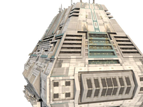 Space Station Port PBR textures 3D Model
