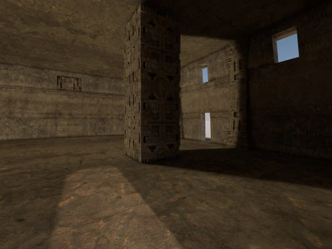 Modular preColumbian temple building with PBR textures 3D Model