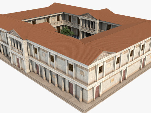 Greco-Roman palace 3D 模型