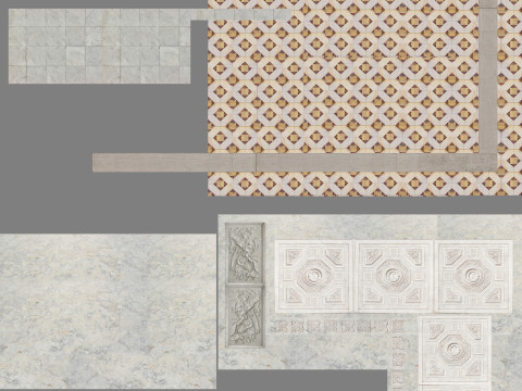 Greco-Roman palace Model 3D