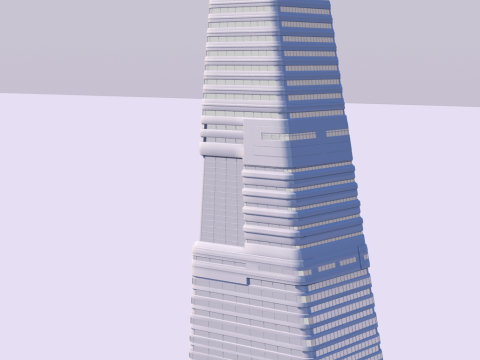 Futuristic skyscrapers downtown 3D Модель