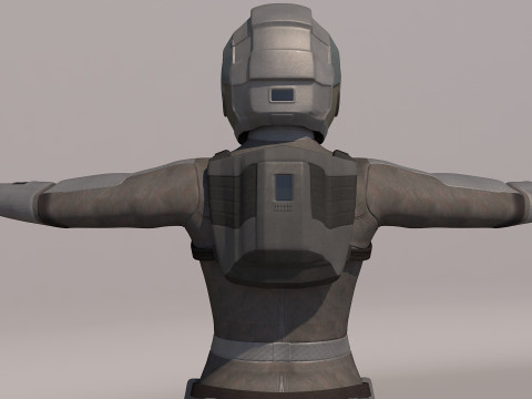Sentinel Armor sci-fi 3D Модель