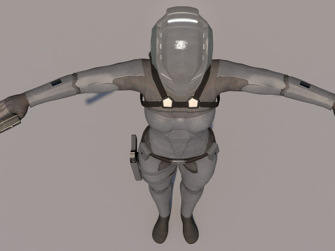 Sentinel Armor sci-fi 3D Модель