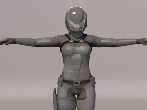 Sentinel Armor sci-fi 3D Модель