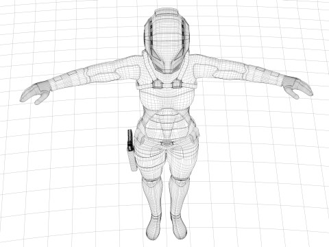 Sentinel Armor sci-fi 3D Модель