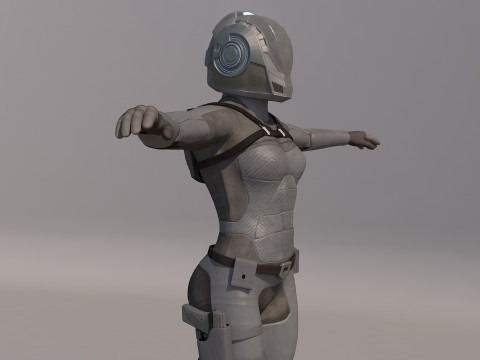 Sentinel Armor sci-fi 3D Модель