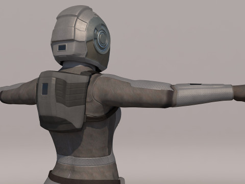 Sentinel Armor sci-fi 3D Модель
