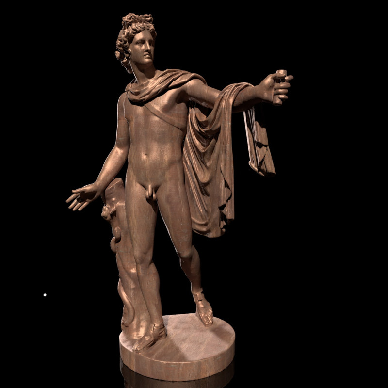 Apolo Belvedere 3D 打印模型 .c4d .max .obj .3ds .fbx .stl .blend 