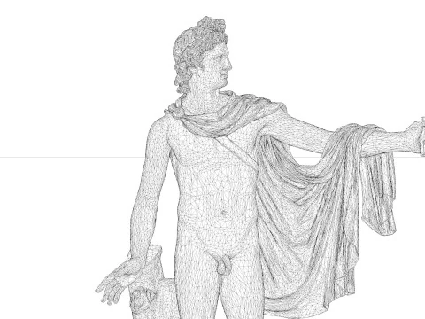 Apolo Belvedere Modelo de Impressão 3D