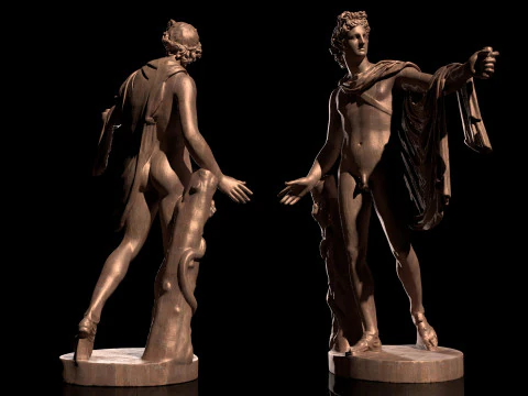 Apolo Belvedere Modelo de Impressão 3D